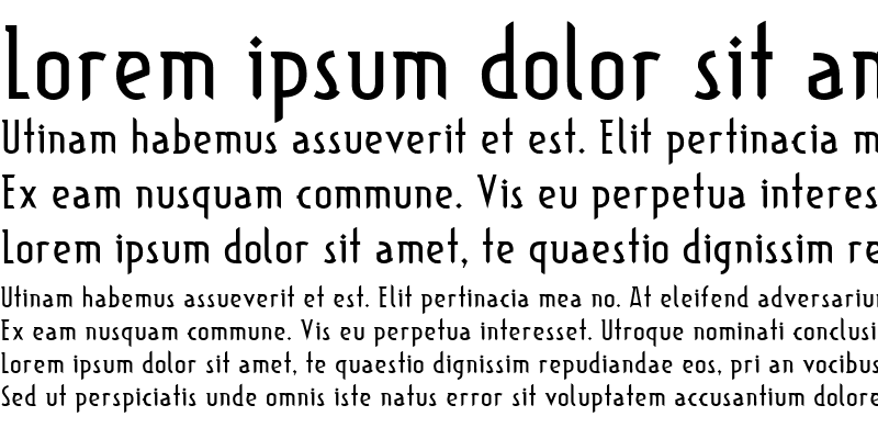 Sample of Typographiction10R Medium
