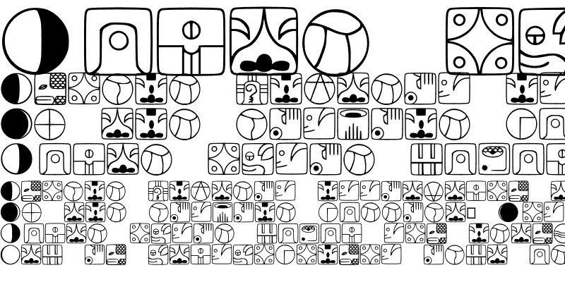 Sample of tzolkin