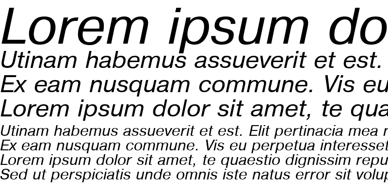 Sample of UkrainianPragmatica Italic