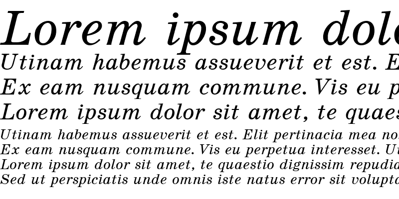 Sample of UkrainianSchoolBook Italic