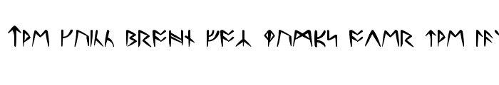 Preview of Ultima Runes Regular
