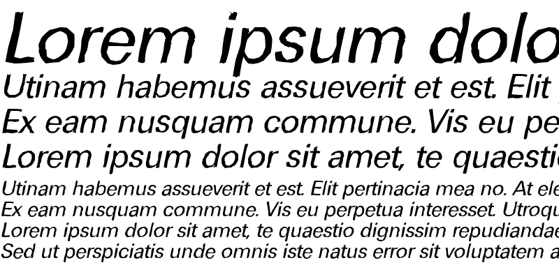 Sample of UltimateAntique Italic