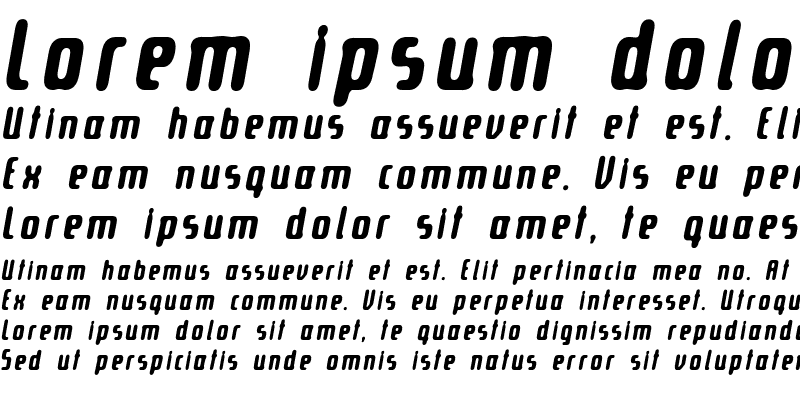 Sample of Ultranova Bold Italic