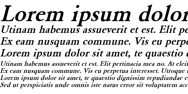 Sample of Ummama 4 Italic