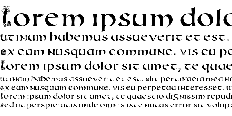 Sample of Uncial Animals
