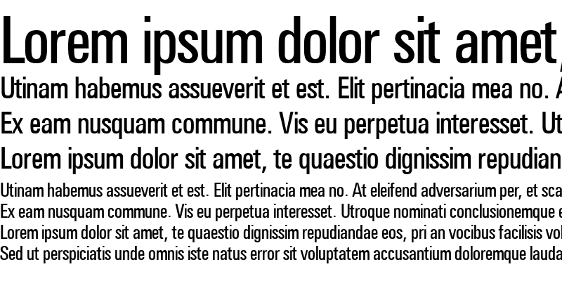 Sample of UnimpressedCondensed