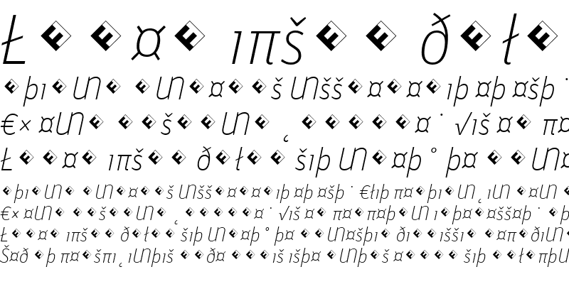 Sample of Unit-ThinItalicExpert Regular