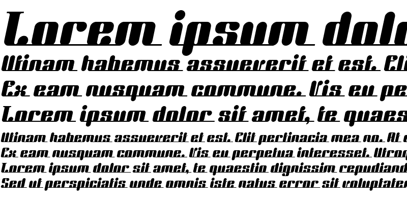 Sample of UniteTogetherICG Medium Italic