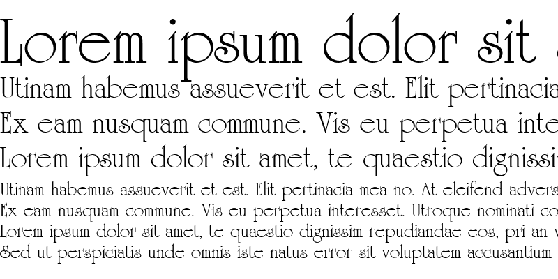Sample of University-Roman Medium