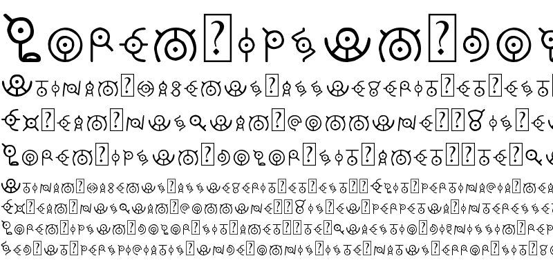 Unown Font