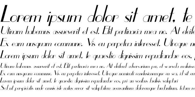 Sample of UppEa Italic Regular