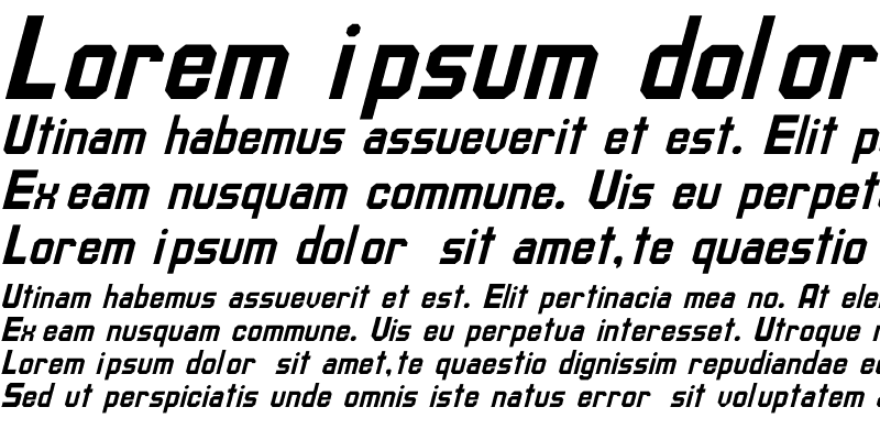 Sample of Upsilon Italic Regular
