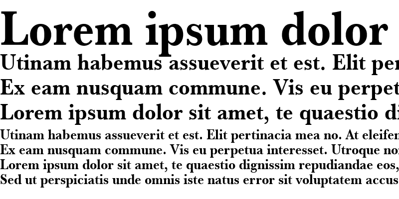 Sample of URWBaskerTExtNar Bold