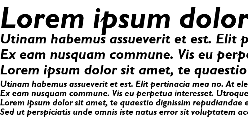 Sample of URWGalaxieNo2T Bold Italic