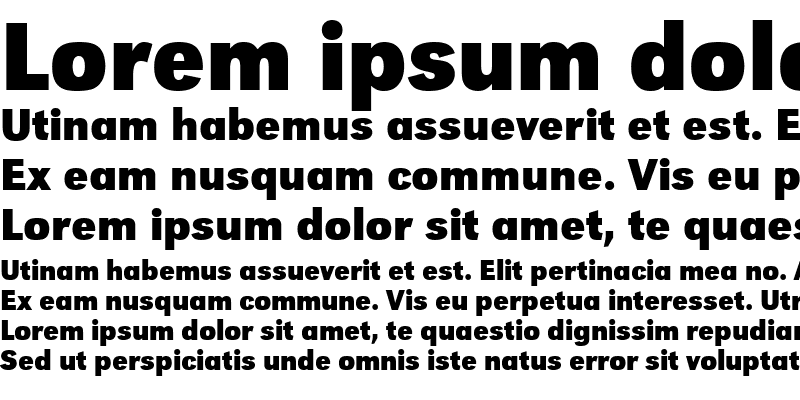 Sample of URWGroteskTNar Bold