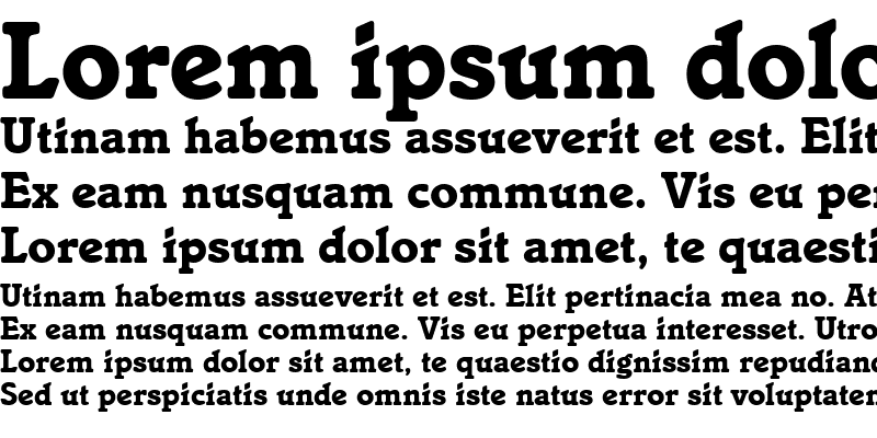 Sample of URWIschtarT Bold