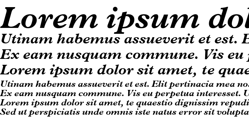 Sample of URWPleiadesT Bold Italic