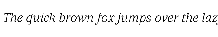 Preview of UsherwoodEF-BookItalic Regular