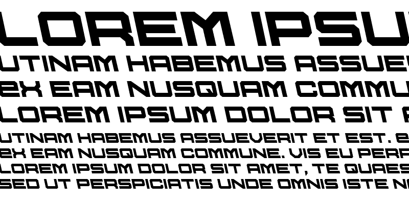 Sample of U.S.S. Dallas Leftalic Italic