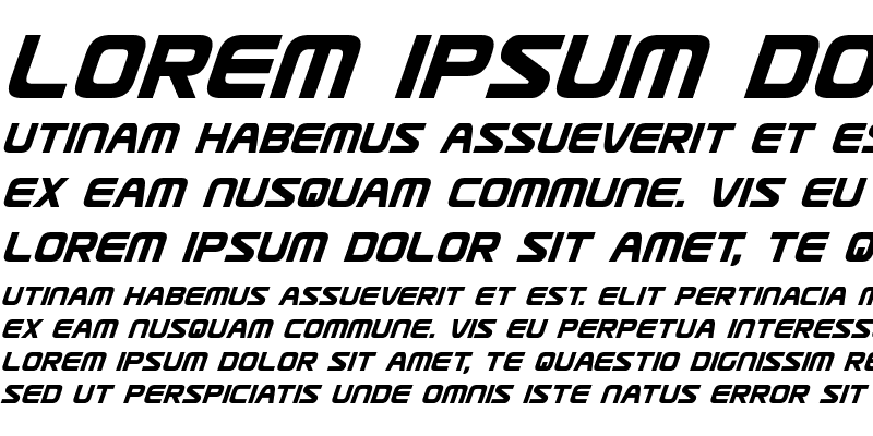 Sample of Usuzi Condensed Italic Condensed Italic
