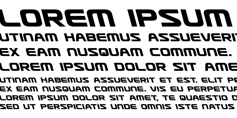 Sample of Usuzi Leftalic Italic