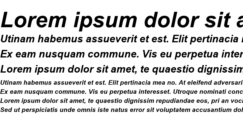 Sample of Utsaah Bold Italic