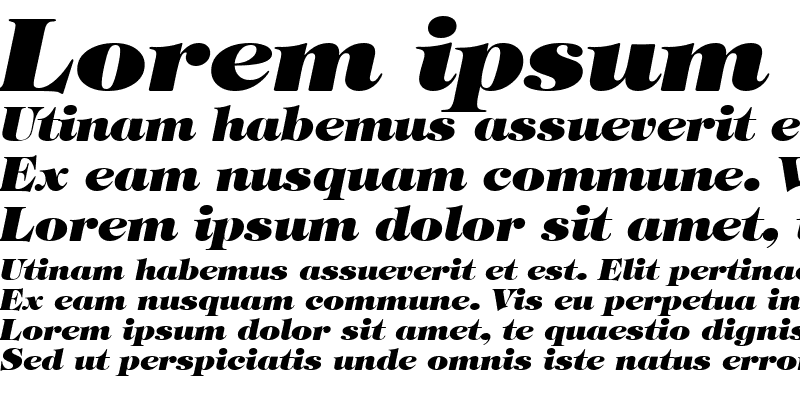 Sample of UVN Bach Tuyet Nang Italic