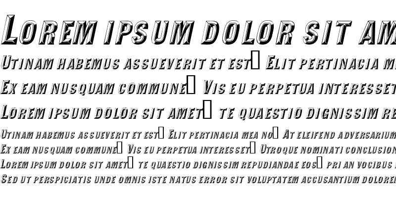 Sample of ValdivaFacetsSCapsSSK Italic