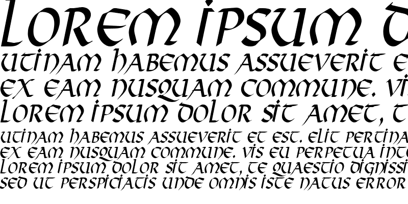 Sample of Valhalla Condensed Italic
