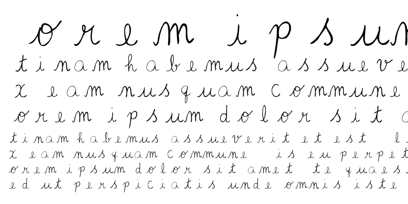 Sample of vani handwritten Regular