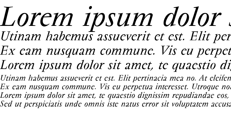 Sample of Varennes Italic