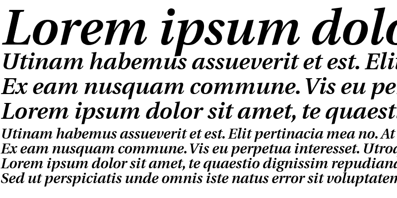 Sample of Veracity SSi Semi Bold Italic