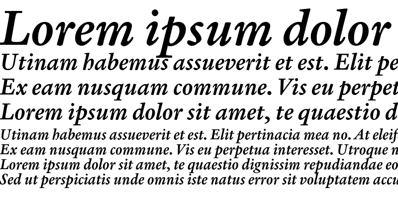Sample of Verdigris MVB OSF Bold Italic