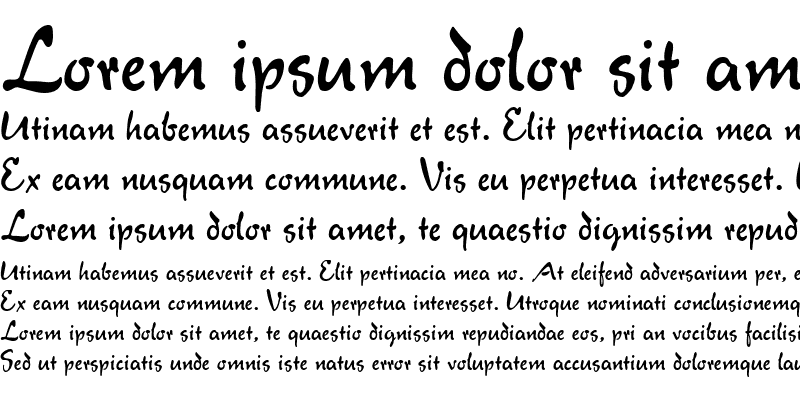 Sample of Verona Script