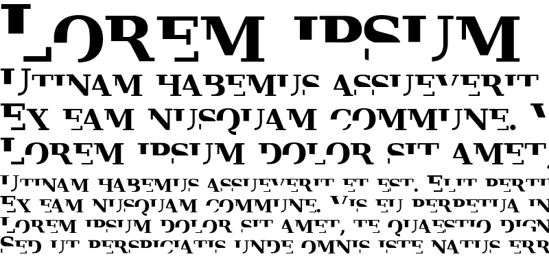 Sample of Veru Serif