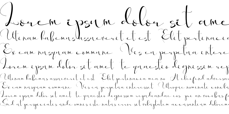 Sample of Via Vallen Regular