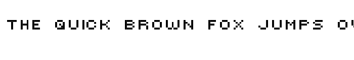 Preview of Victor's Pixel Font Regular