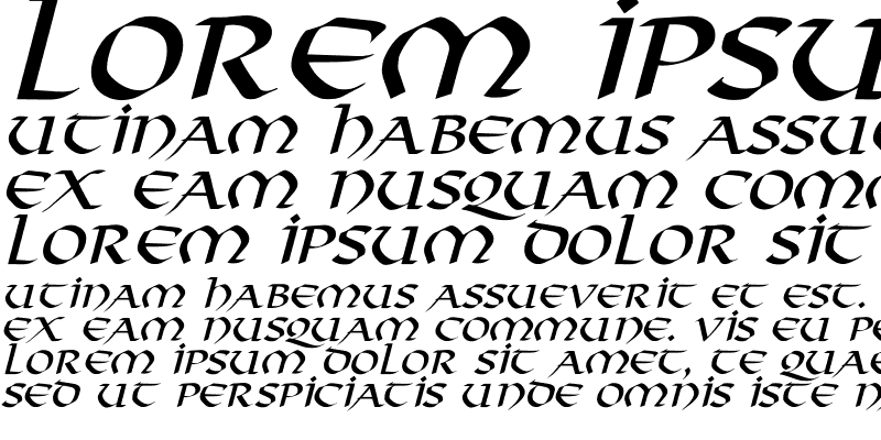Sample of Viking-Normal Italic