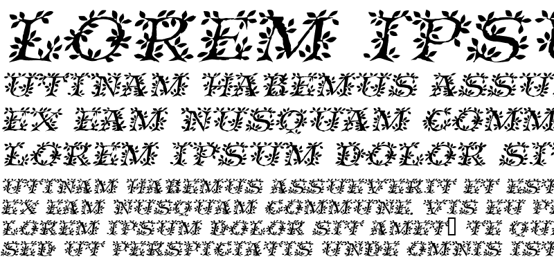 Sample of VineCapsSSi Italic