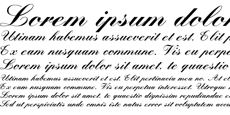 Sample of VNI-Kun Bold-Italic