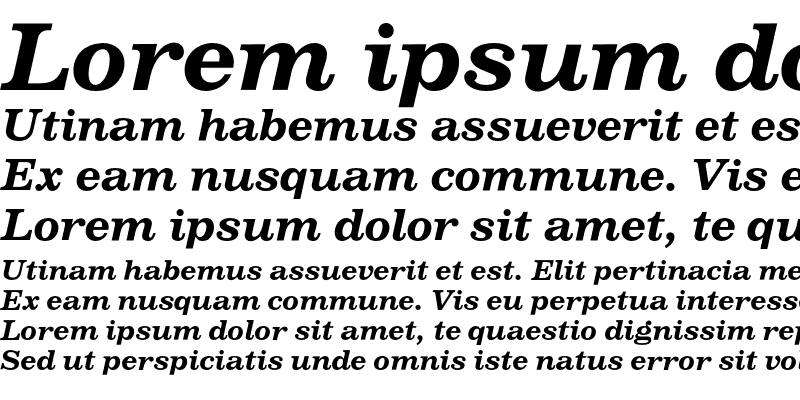 Sample of VoltaEF-MediumItalic