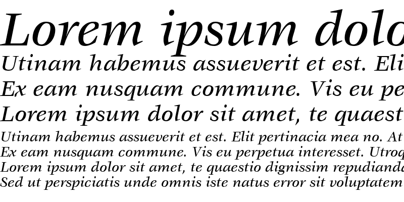 Sample of Vorace Medium SSi Medium Italic