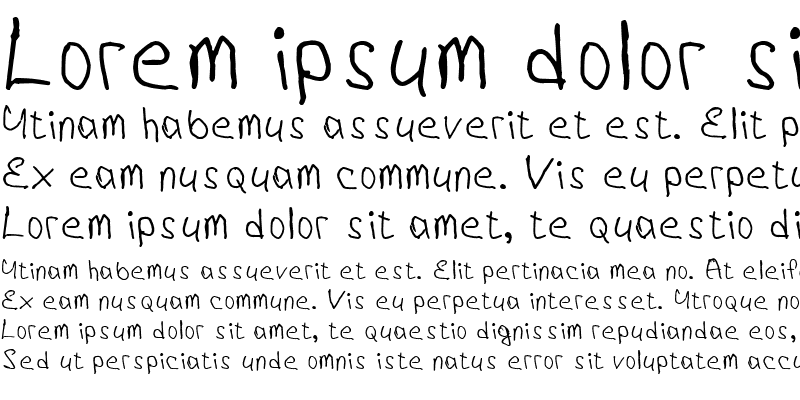 Sample of VoronovFont Regular