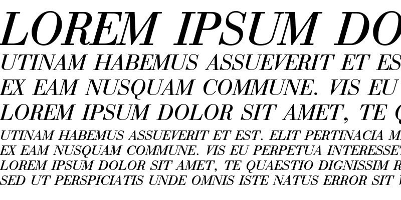 Sample of VPS Con Son Hoa Italic