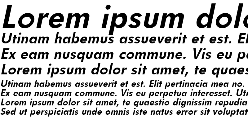 Sample of VPS Ha Noi Medium Bold Italic