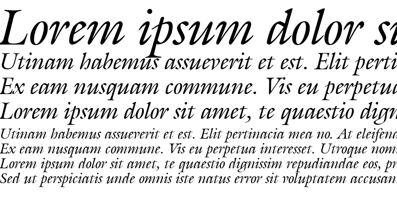 Sample of VPS Vung Tau Italic