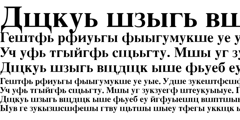 Sample of VremyaFLF-Bold
