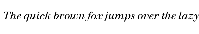 Preview of WalbaumBucT Italic