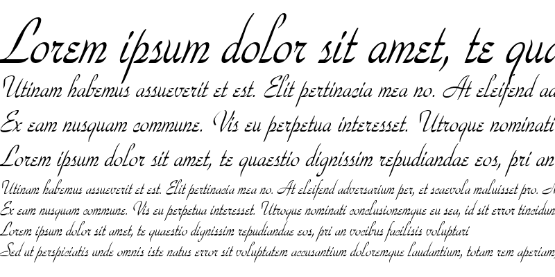 Sample of WaldorfScriptCondensed Italic
