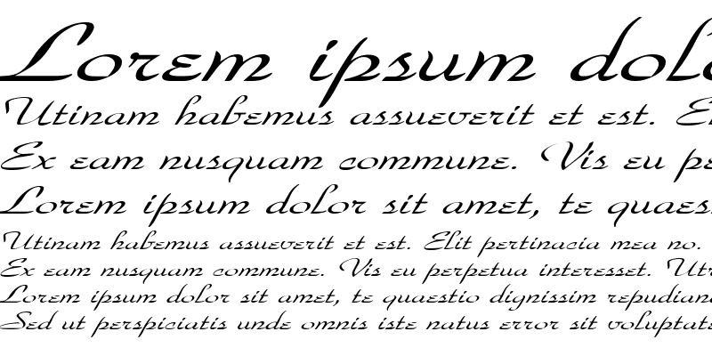 Sample of WaldorfScriptExtended Italic